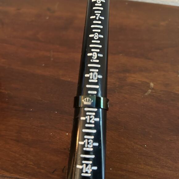 Lot Of 7 Stainless Steel Rings Sizes 9 To 12.5 Rainbow Superman - Picture 15 of 15